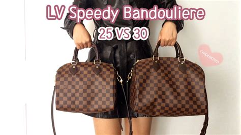 louis vuitton speedy bandouliere 25 vs 30